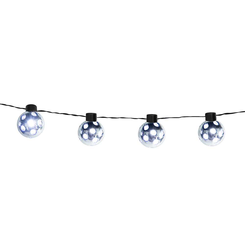 Led-lichtsnoer Partybal Zilver (140cm) afbeelding