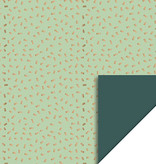 Cadeaupapier Dubbelzijdig Confetti Pistache/Groen