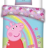 Peppa Pig Rainbow Dekbedovertrek (140x200cm)