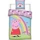 Peppa Pig Rainbow Dekbedovertrek (140x200cm)