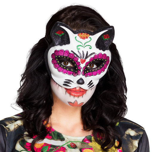 Day Of The Dead Katten Masker
