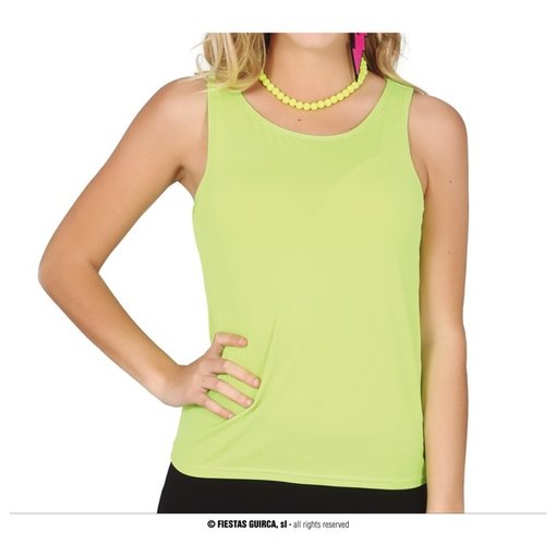 Disco Tanktop Neon Groen