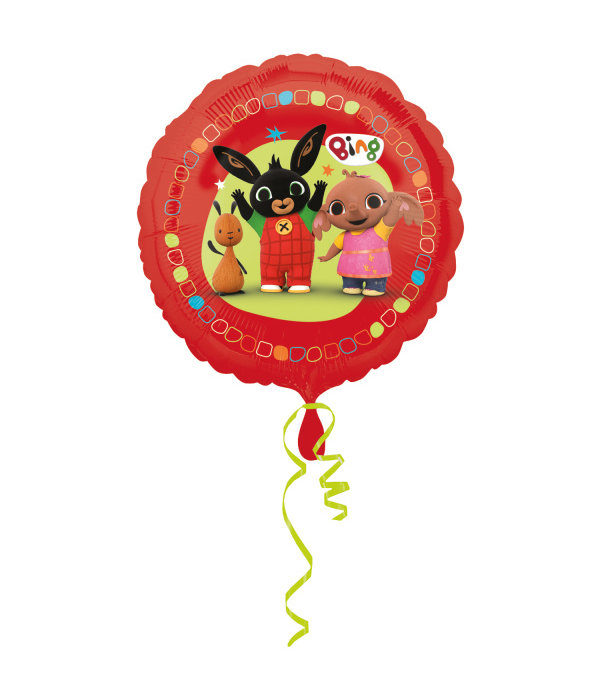 Folieballon Bing Rood (43cm)