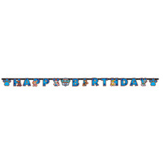 Letterslinger Paw Patrol Happy Birthday Blauw (180cm)