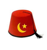 Hoed Fez met symbolen