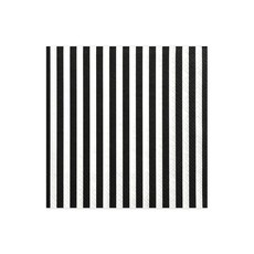 Servetten Zwart/Wit Gestreept (20st)