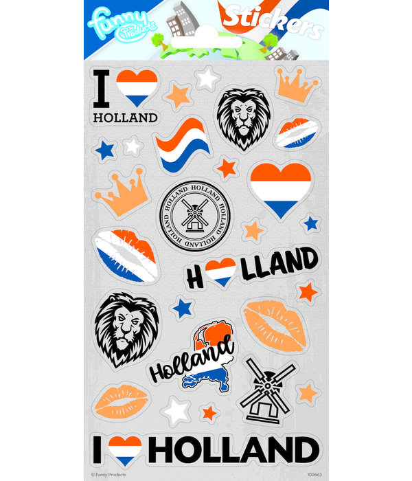 Stickervel Holland