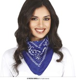 Donkerblauw Sjaaltje Zakdoek Denim