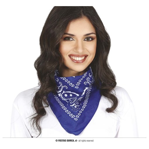 Donkerblauw Sjaaltje Zakdoek Denim