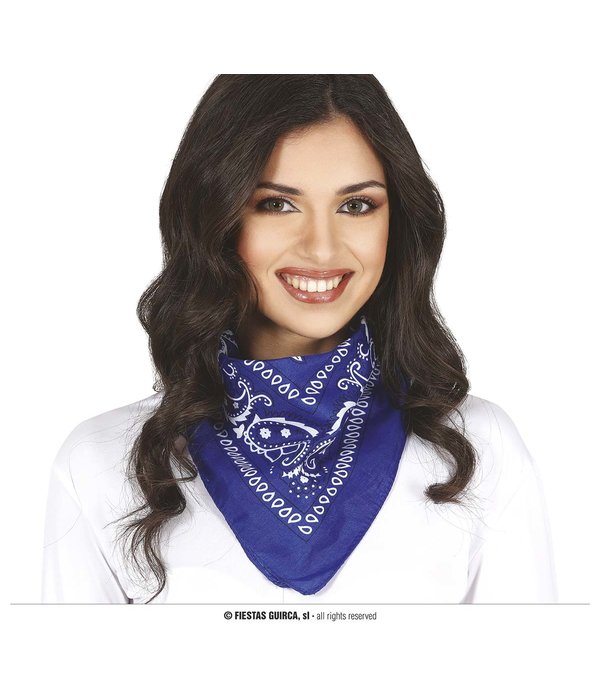 Donkerblauw Sjaaltje Zakdoek Denim