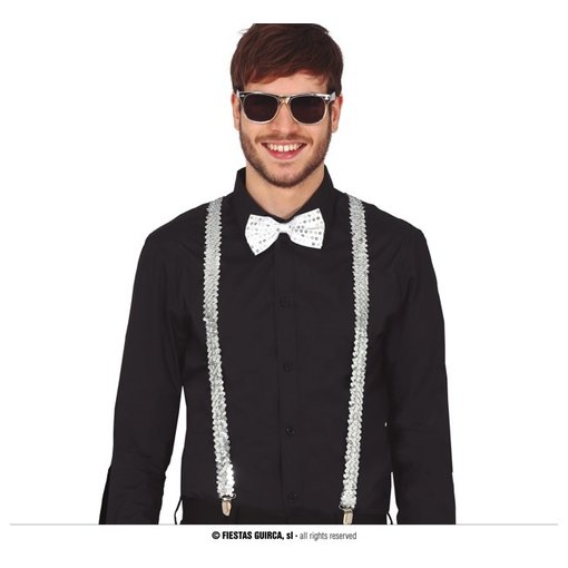 Zilveren Party Accessoire Set