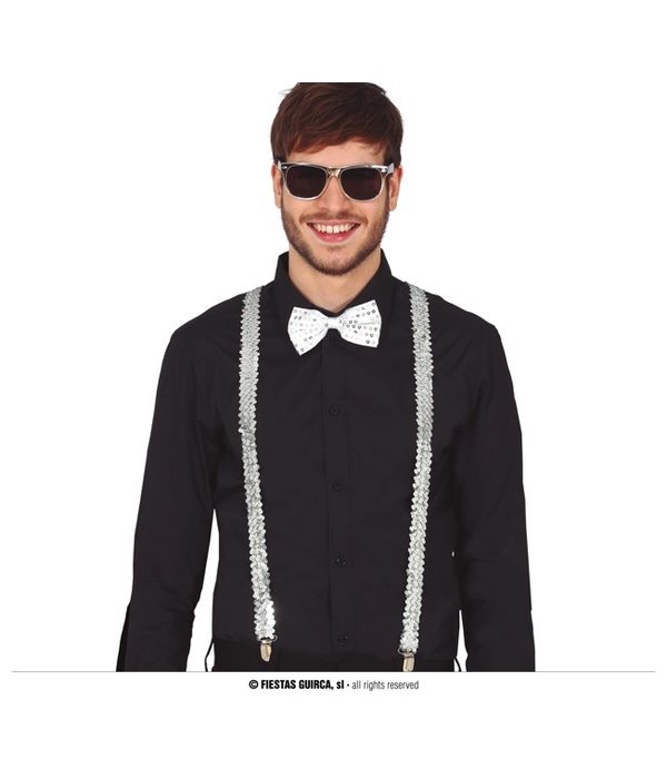 Zilveren Party Accessoire Set