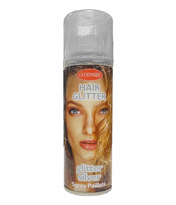 Haarspray glitterzilver 125ml