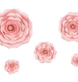 Backdrop ‘Bloemen mix’ Roze