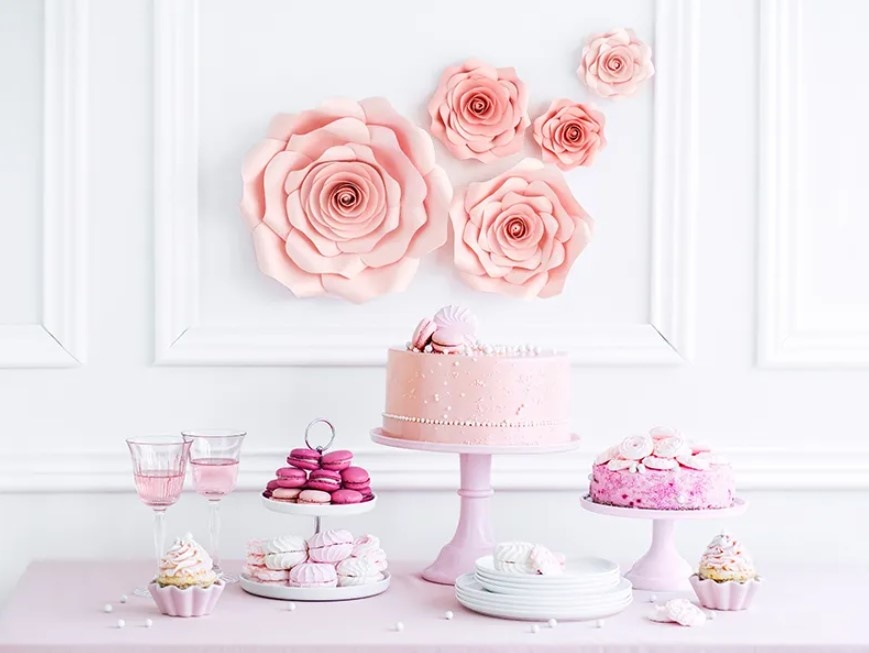 Backdrop ‘Bloemen mix’ Roze