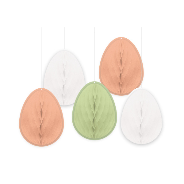 Honeycomb Set Paaseieren (5st) afbeelding
