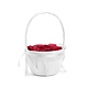 Bruiloft mandje wit 26cm
