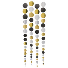 Hangdecoratie Cirkels Goud (4st)