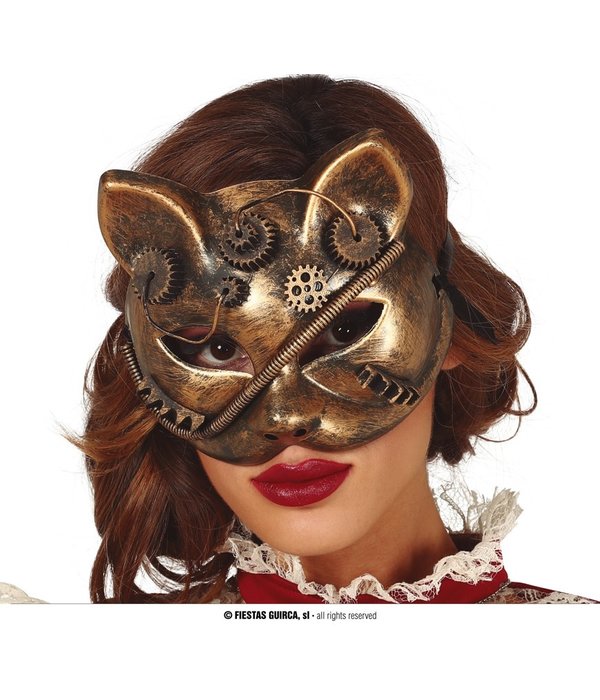 Steampunk Masker Kat Bella