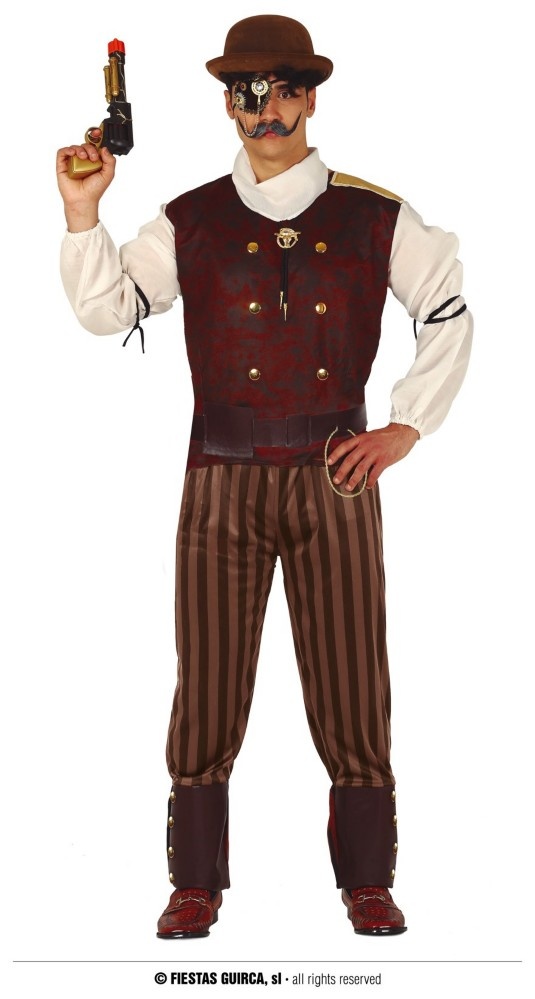 Steampunk Kostuum Man Nathan