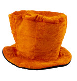 Hoge Hoed Oranje Velours