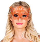 Masker oranje kant