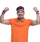 Zweetbandset Holland Rood/Wit/Blauw