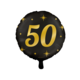Classy Folieballon 50 Jaar Zwart/Goud (46cm)