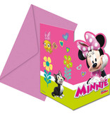 Minnie Mouse Happy Uitnodigingen (6st)