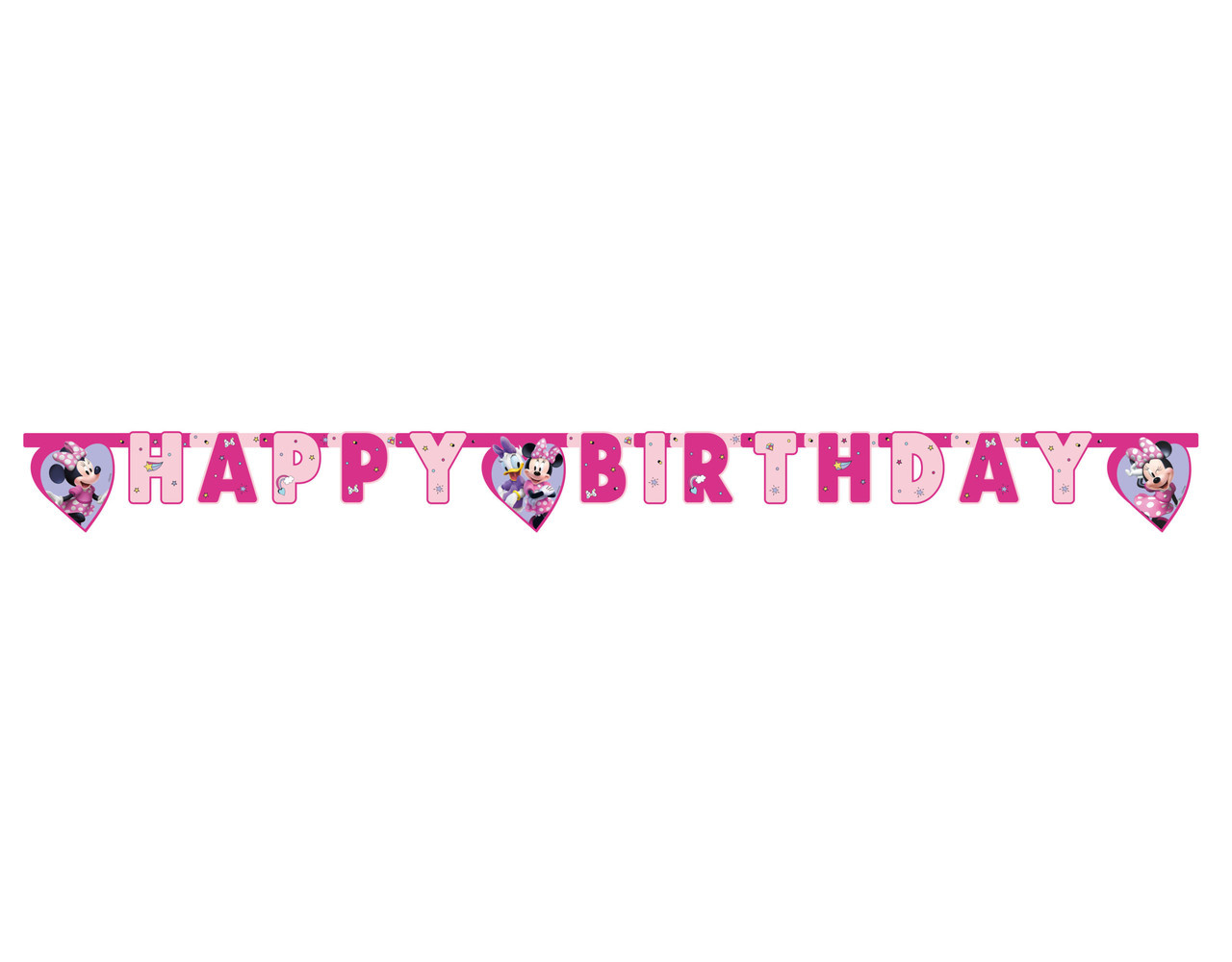 Minnie Mouse Junior Happy Birthday Letterslinger (2m) afbeelding