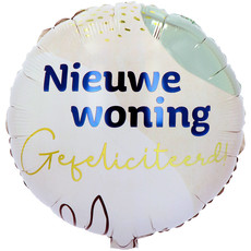 Folieballon 'Gefeliciteerd! Nieuwe Woning' (45cm)