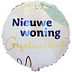 Folieballon 'Gefeliciteerd! Nieuwe Woning' (45cm)