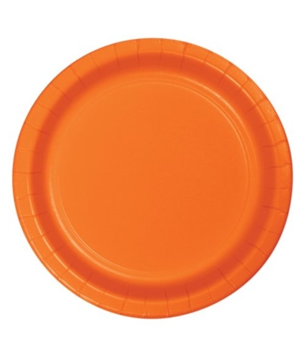 Bordjes Classic Oranje 23cm (8st)