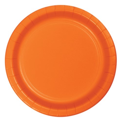 Bordjes Classic Oranje 23cm (8st) afbeelding