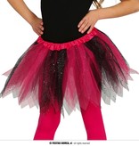 Glitter Tutu Roze/Zwart Kind