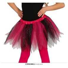Glitter Tutu Roze/Zwart Kind