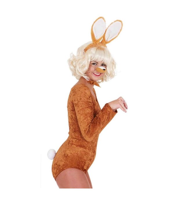 4-delige Paashaas Set Bruin