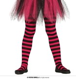 Panty roze/zwart kind