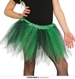 Glitter Tutu Groen/Zwart Kind