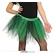 Glitter Tutu Groen/Zwart Kind