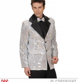 Colbert pailletten zilver