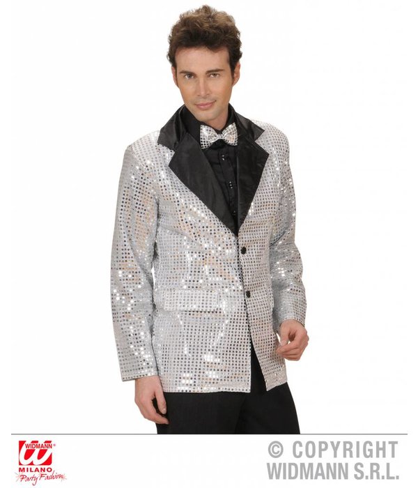 Colbert pailletten zilver