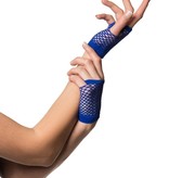 Vingerloze Handschoenen Kort Visnet Blauw