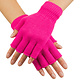 Vingerloze handschoen fluor pink