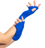 Vingerloze handschoenen blauw