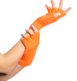 Vingerloze handschoenen oranje