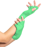 Vingerloze handschoen fluor groen