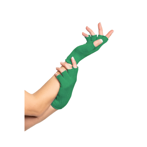 Vingerloze handschoenen groen
