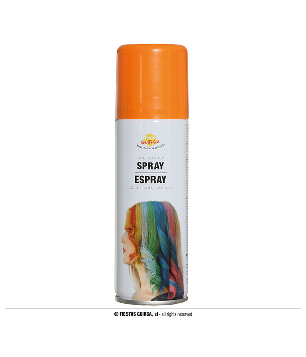 Haarspray oranje