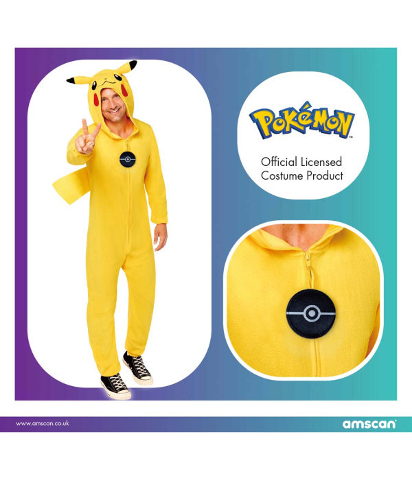 Pokémon Pikachu Volwassenenkostuum
